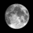 Moon age: 15 days, 18 hours, 10 minutes,100%