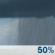 Tuesday: A chance of rain showers. Mostly cloudy, with a high near 59. Chance of precipitation is 50%. Tuesday: Chance Rain Showers